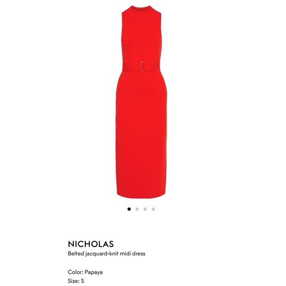 NWT NICHOLAS BODYCON MIDI DRESS - Picture 3 of 5